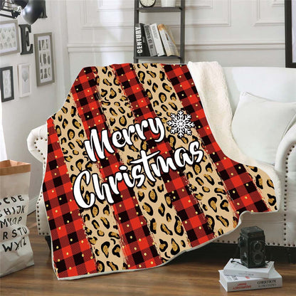 Double Thick Warm Throw Blankets for Christmas