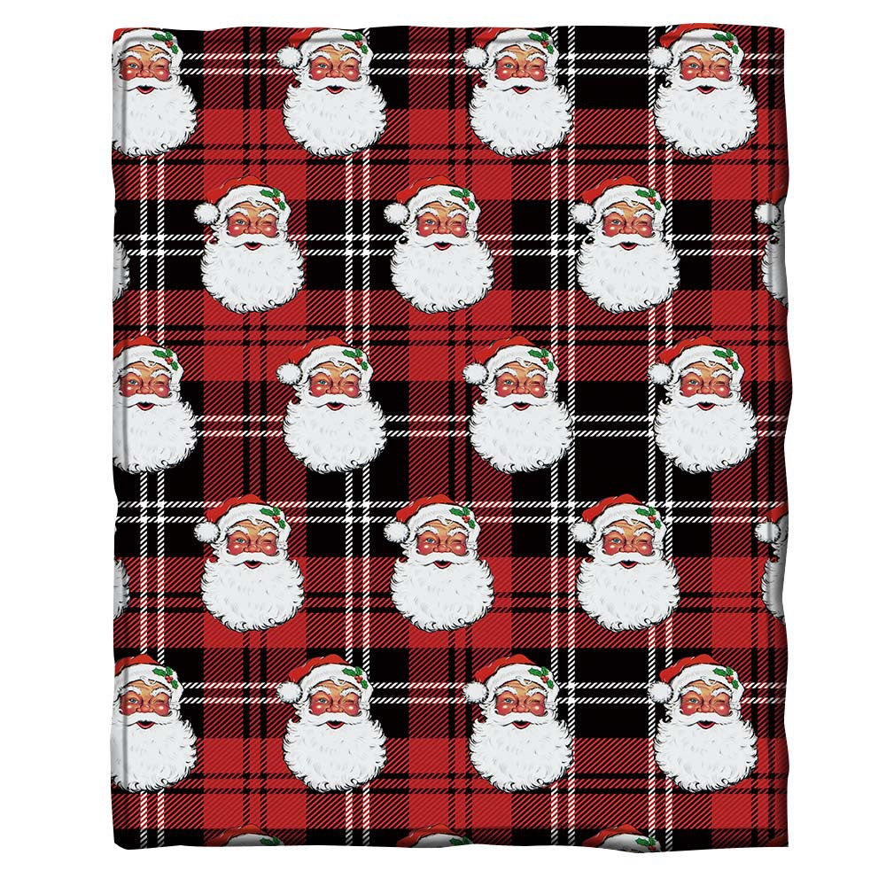 Double Thick Warm Throw Blankets for Christmas