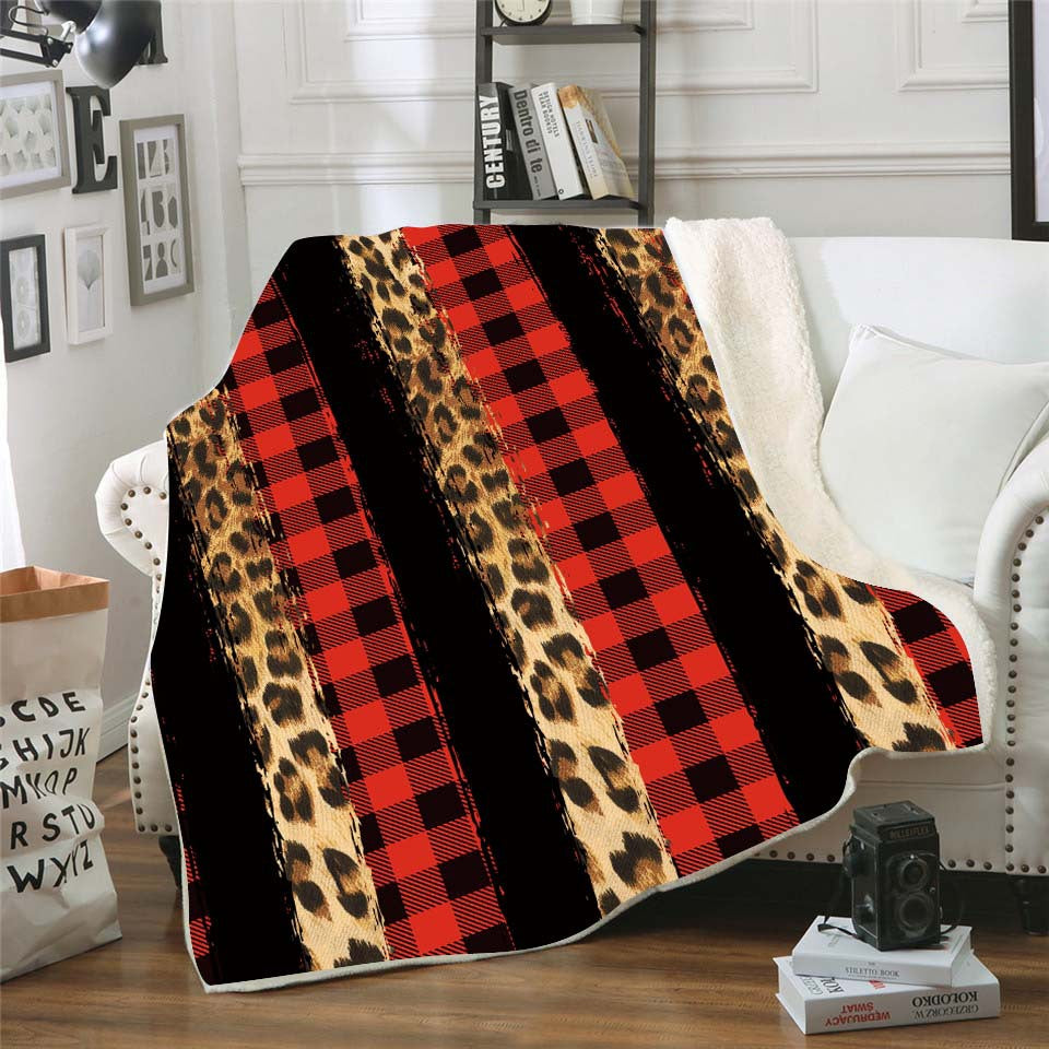 Double Thick Warm Throw Blankets for Christmas