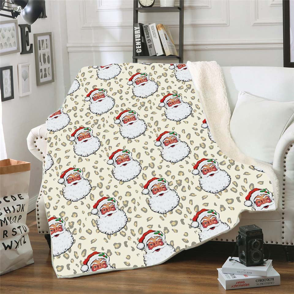Double Thick Warm Throw Blankets for Christmas