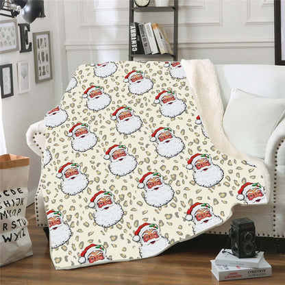 Double Thick Warm Throw Blankets for Christmas