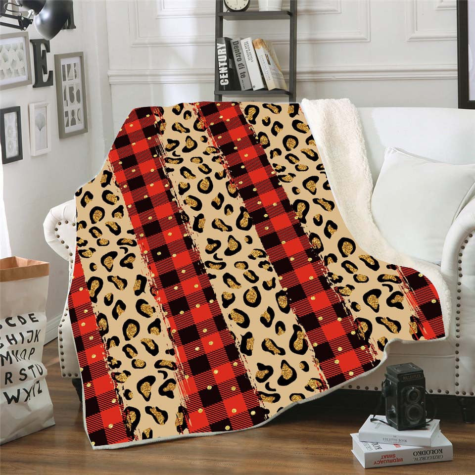 Double Thick Warm Throw Blankets for Christmas