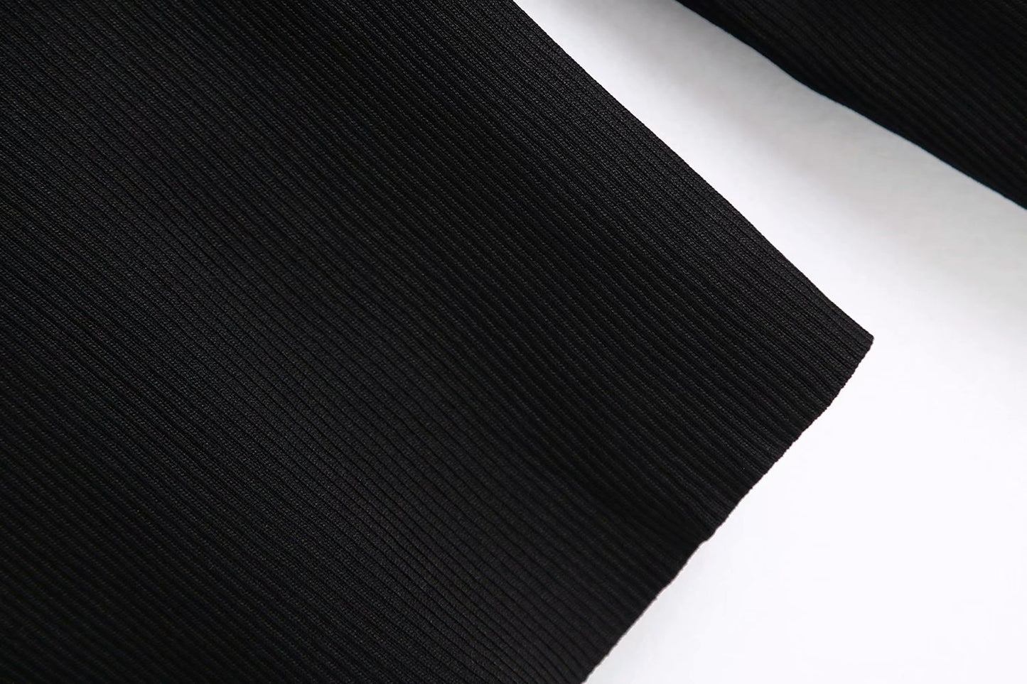 Sexy Black V Neck Knitting Long Sleeves Shirts
