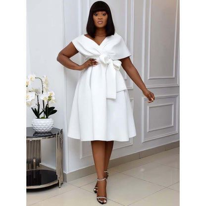 Women Summer Off The Shoulder Party Evening Dresses-STYLEGOING