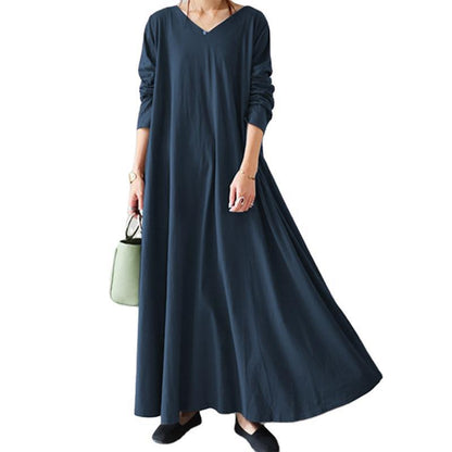 Casual Women Long Dresses Cozy Dresses