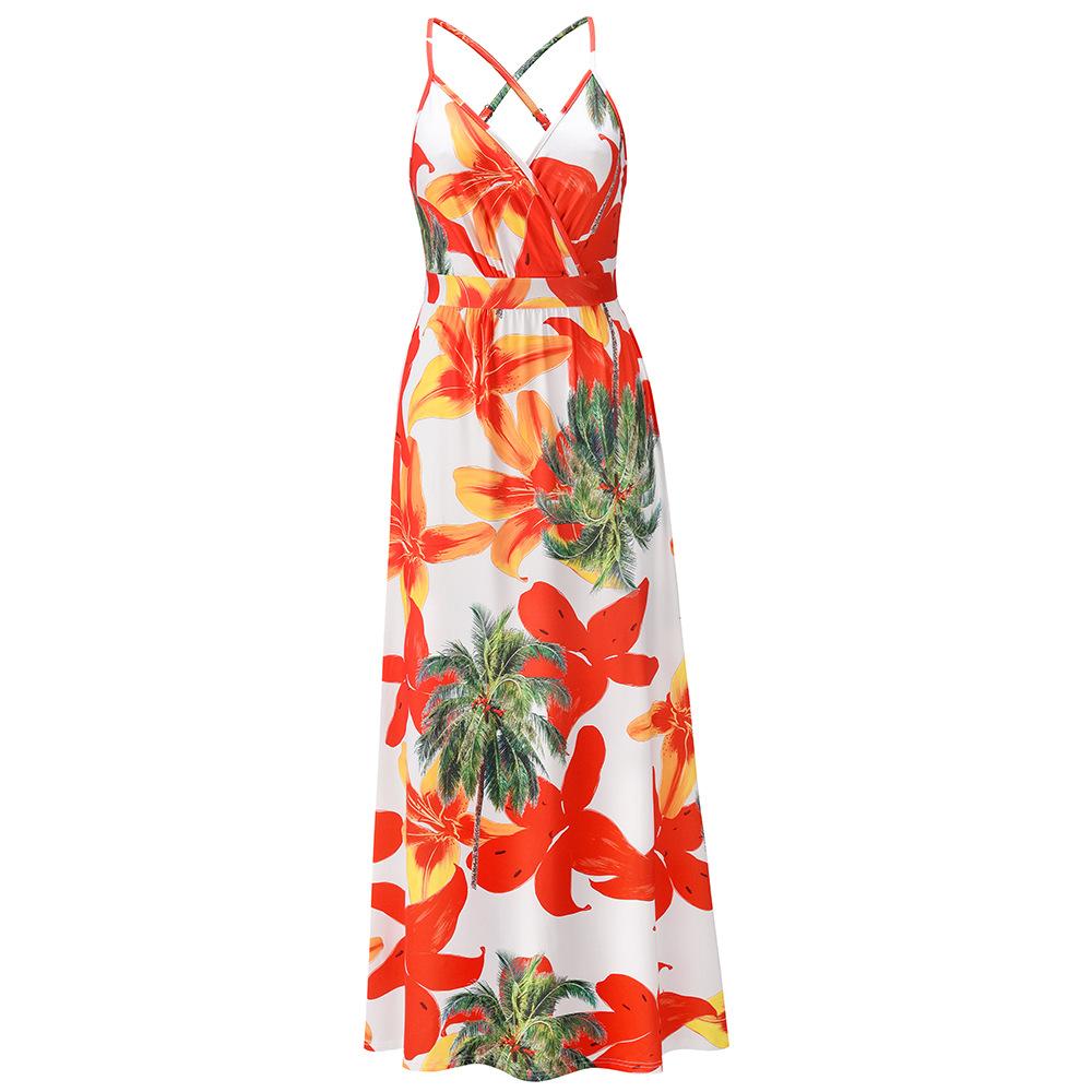 Women Summer Bohemian Long Dresses-STYLEGOING