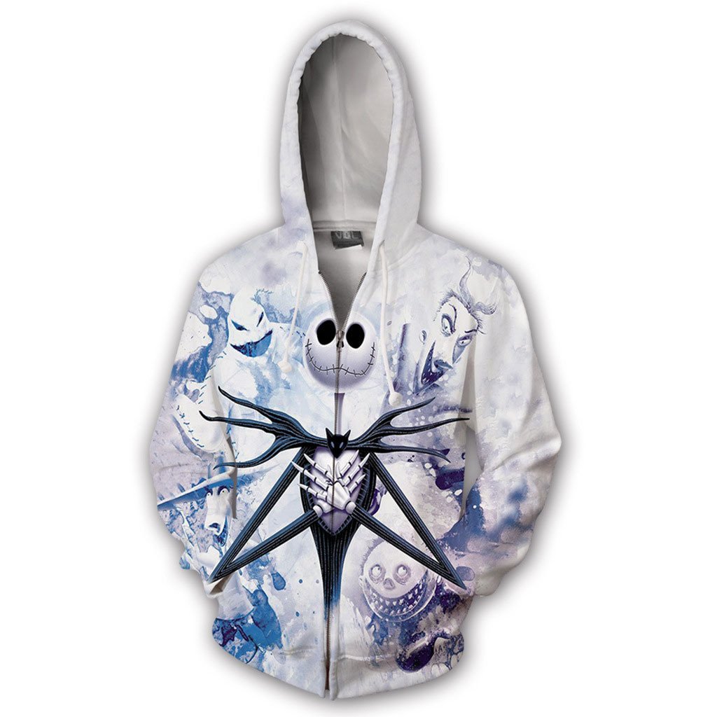 Plus Size Horrible Halloween 3D Print Hoodies-STYLEGOING