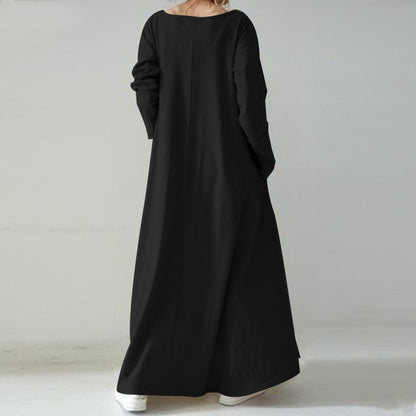 Casual Women Long Dresses Cozy Dresses
