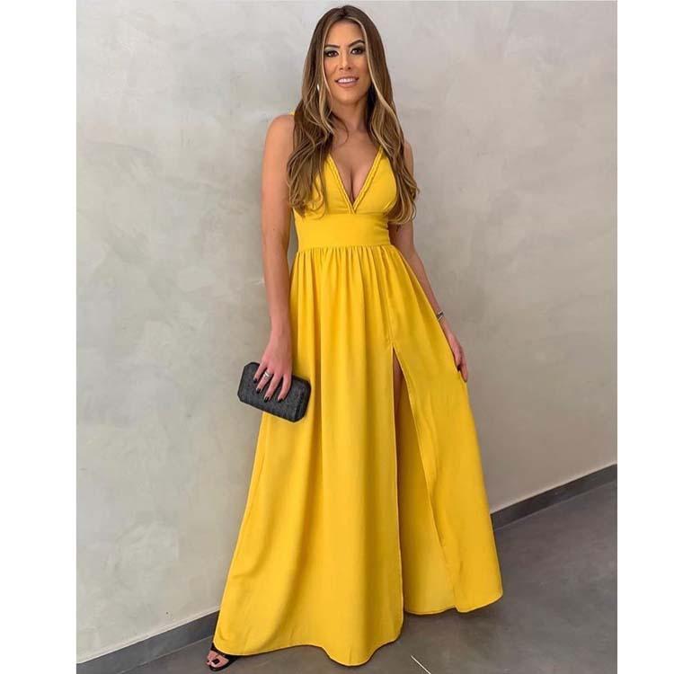 Fashion Causl Sleeveless Long Dresses-STYLEGOING