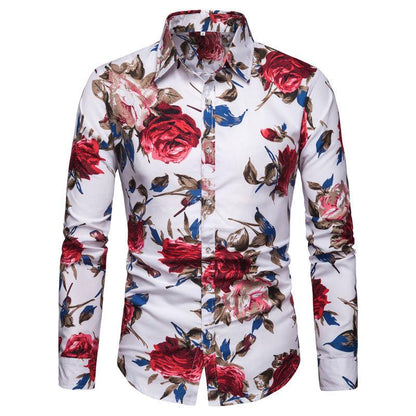 Plus Sizes Men Long Sleeves Shirts-STYLEGOING