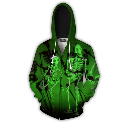 Plus Size Horrible Halloween 3D Print Hoodies-STYLEGOING