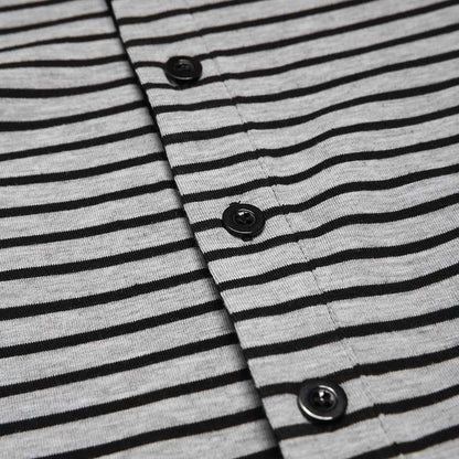 Casual Long Sleeves Jumpsuits Sleepwear for Men