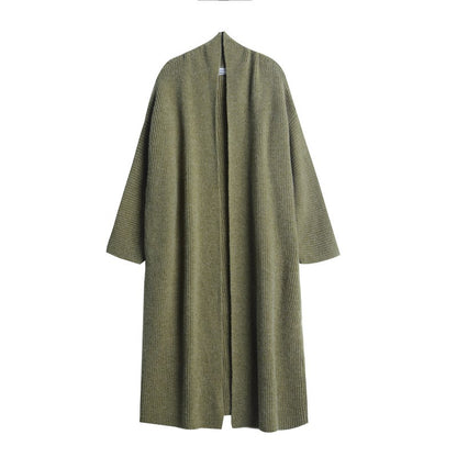 Cozy Lazy Style Long Knitting Overcoats for Women