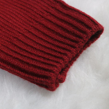 Women Casual Long Sleeves Knitting Swaters-STYLEGOING