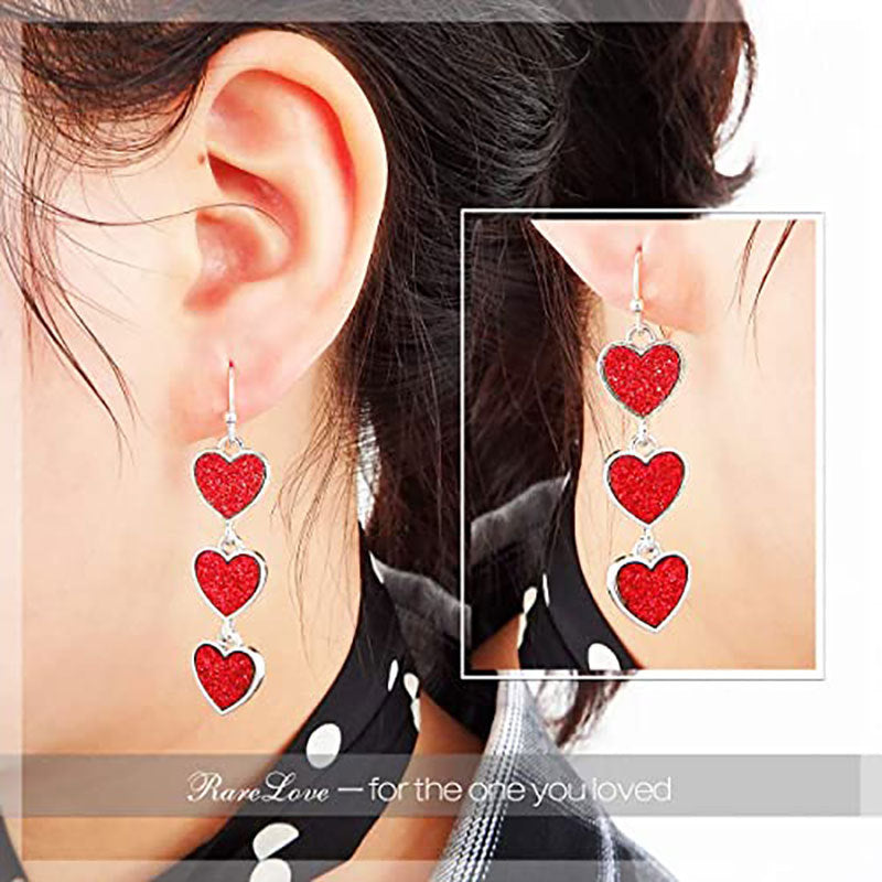 Lovely Love Design Women Earrings for Valentine's Day