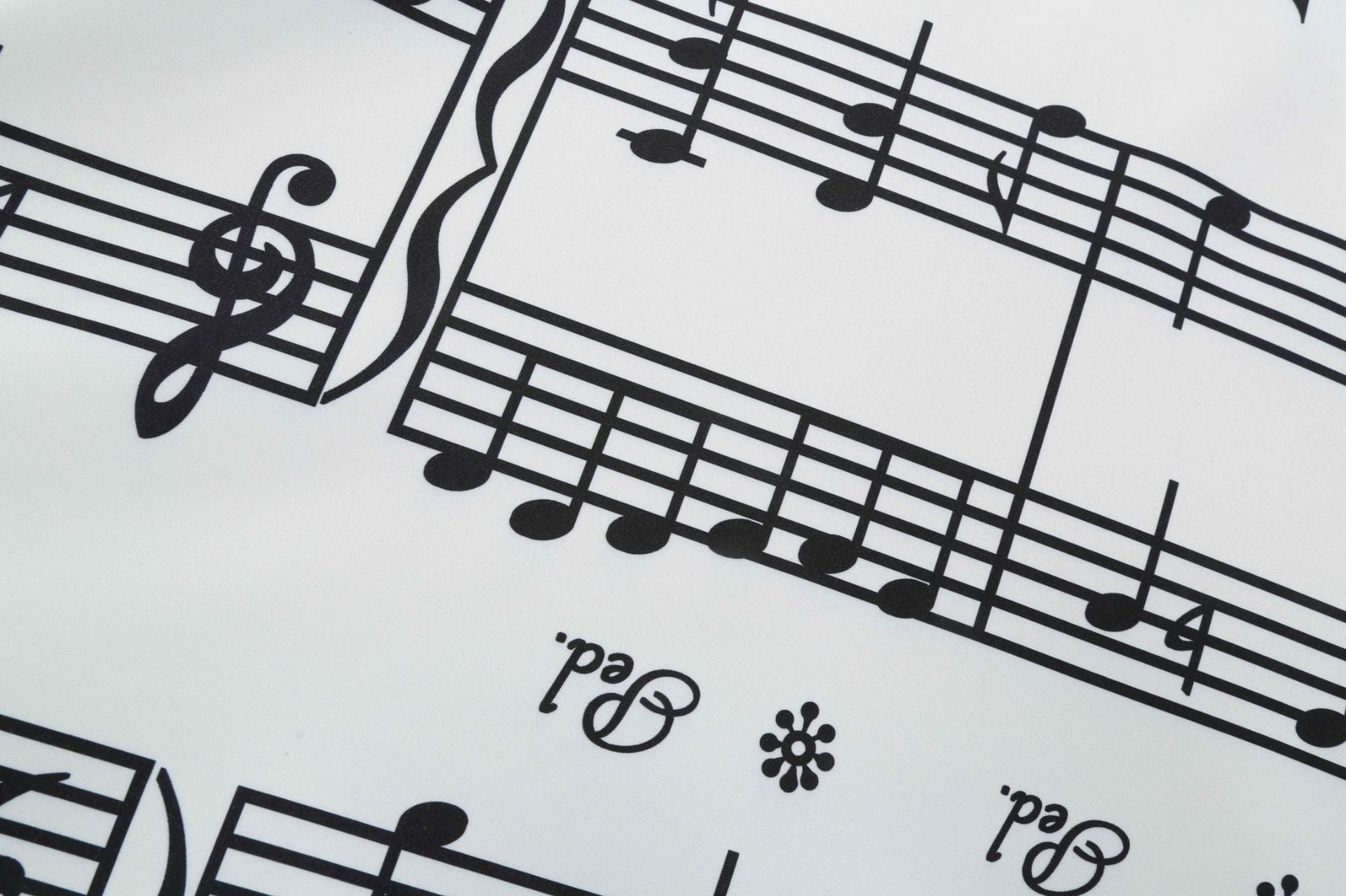 Vintage V Neck Long Sleeves Musical Note Winter Dresses-STYLEGOING