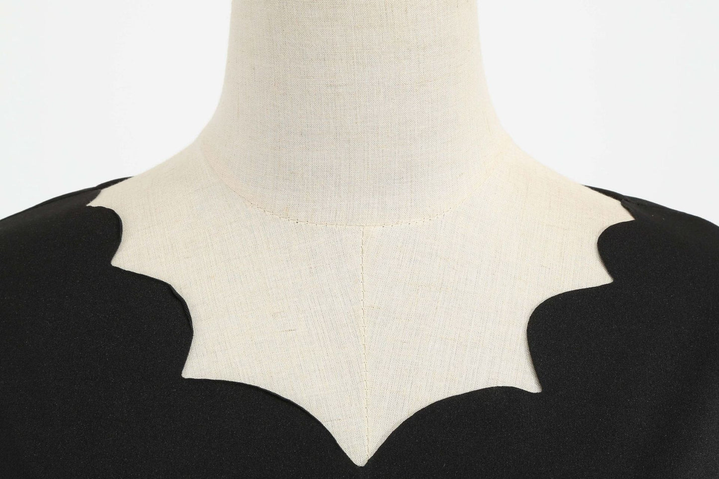 Vintage V Neck Long Sleeves Musical Note Winter Dresses-STYLEGOING