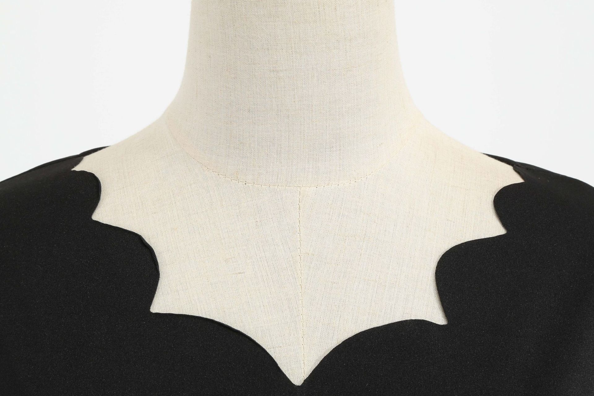 Vintage V Neck Long Sleeves Musical Note Winter Dresses-STYLEGOING