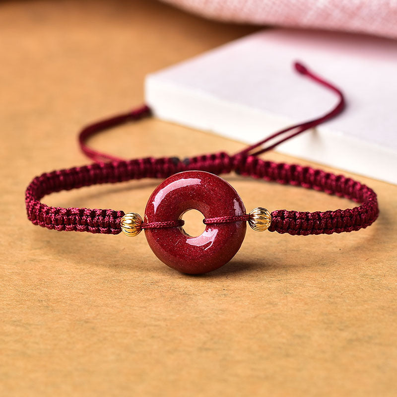 Hand-woven Cinnabaris Good Luck Bracelets