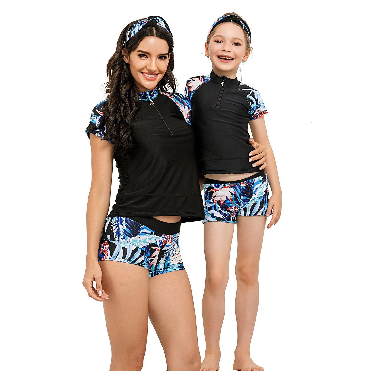 Parent-child Diving Suit Short Sleeve Swimwear-STYLEGOING