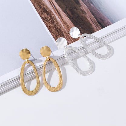 Vintage Bohemian Geometry Print Women Earrings