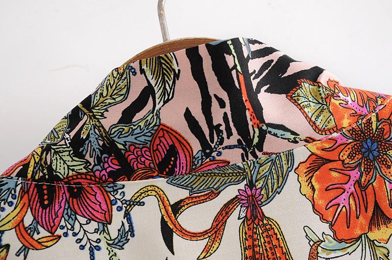 Summer Women Folral Print Kimono-STYLEGOING