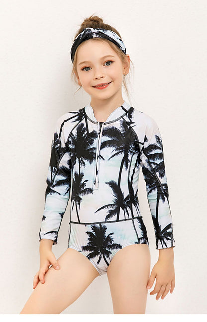 Parent and Child One-piece Surfsuit Diving Suit-STYLEGOING