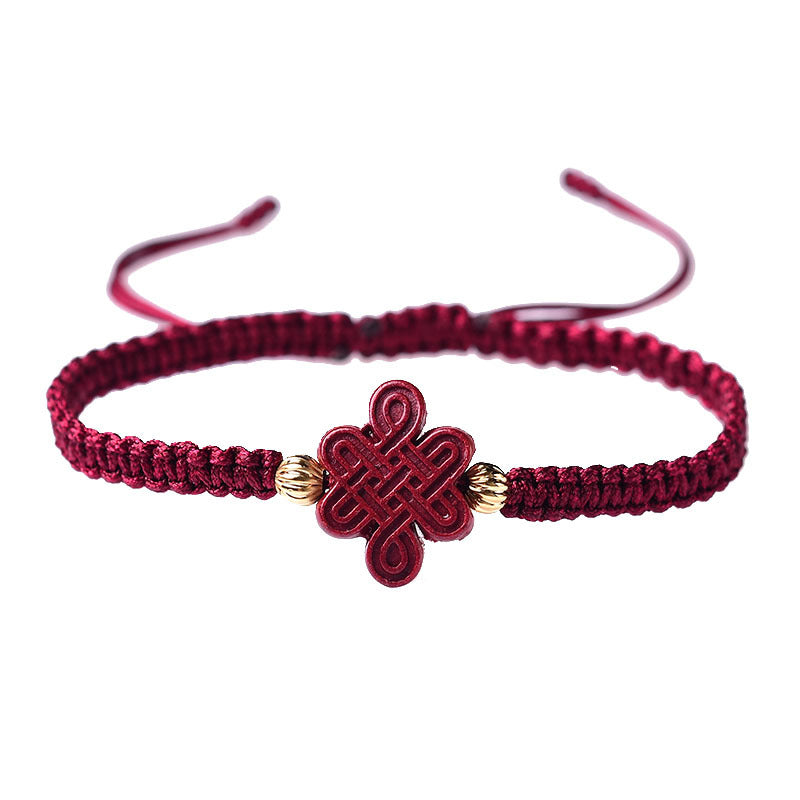 Hand-woven Cinnabaris Good Luck Bracelets