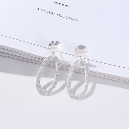Vintage Bohemian Geometry Print Women Earrings