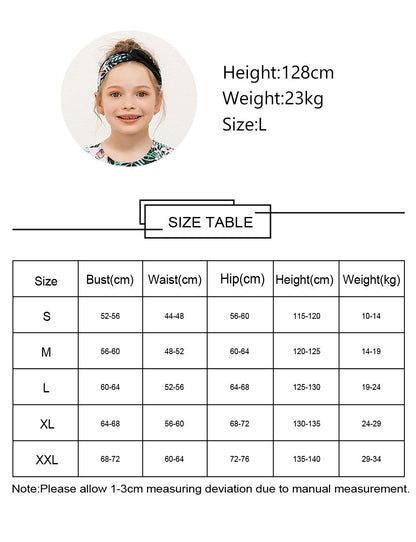 Green Parent-child Surf suit Diving Suit-STYLEGOING
