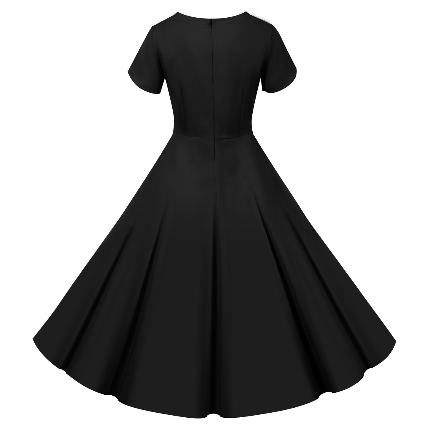 Vintage Short Sleeves Women Dresses