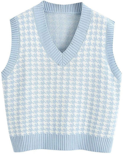 Fashion Sleeveless Women Knitting Vest