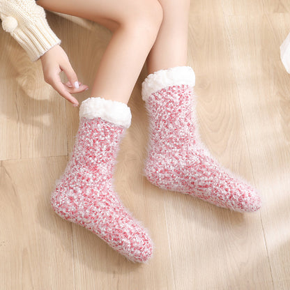 Winter Velvet Warm Sleep Socks for Women