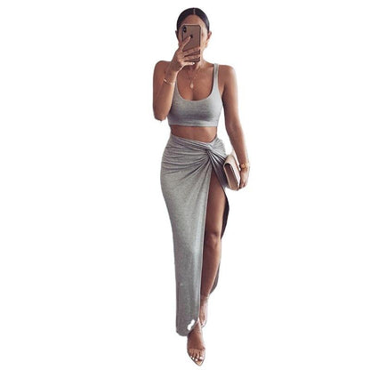 Sexy Women Strapless 2 Pieces Dresses-STYLEGOING