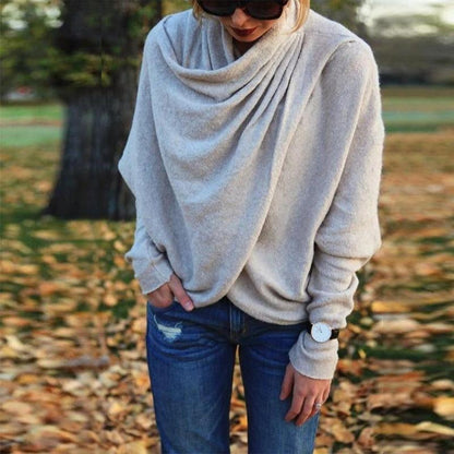 Women Winter Loose Irregular Hoodies-STYLEGOING