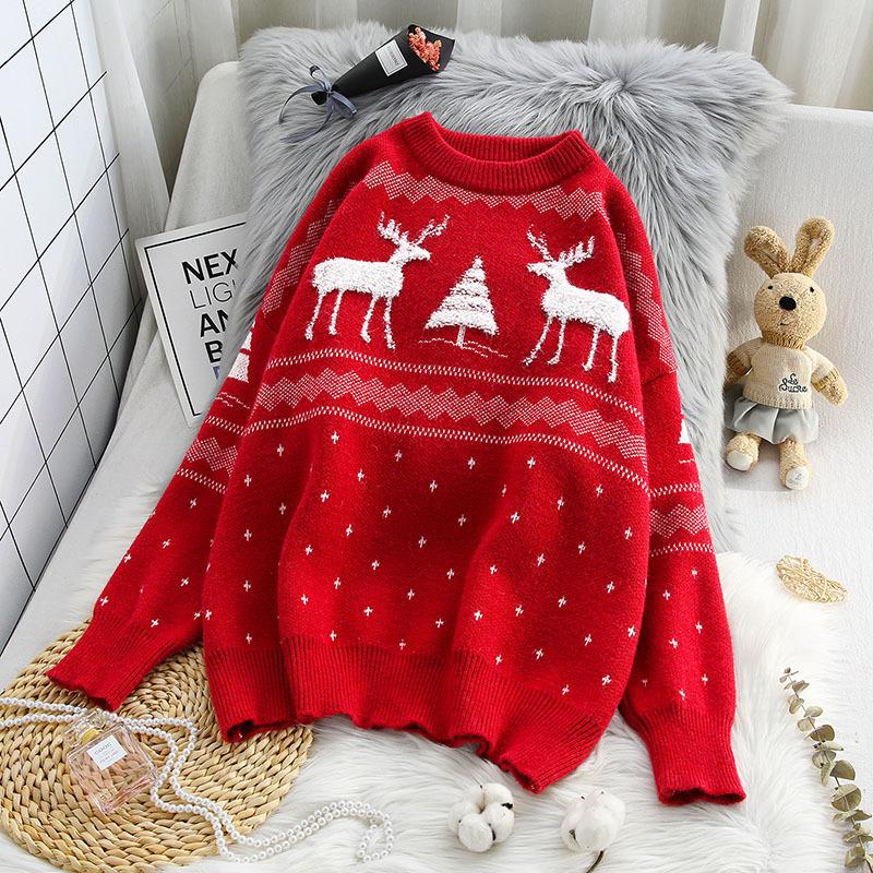 Christmas Elk Warm Knitting Sweaters