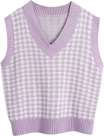Fashion Sleeveless Women Knitting Vest