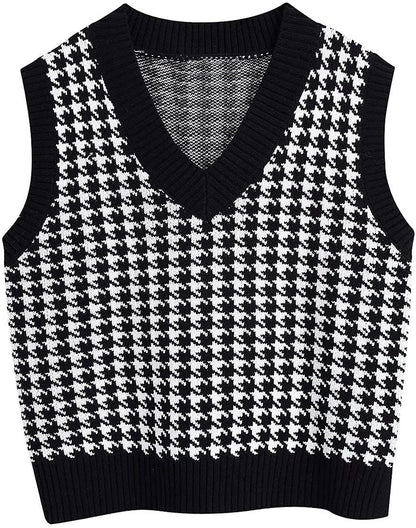 Fashion Sleeveless Women Knitting Vest