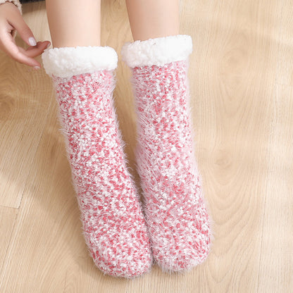 Winter Velvet Warm Sleep Socks for Women