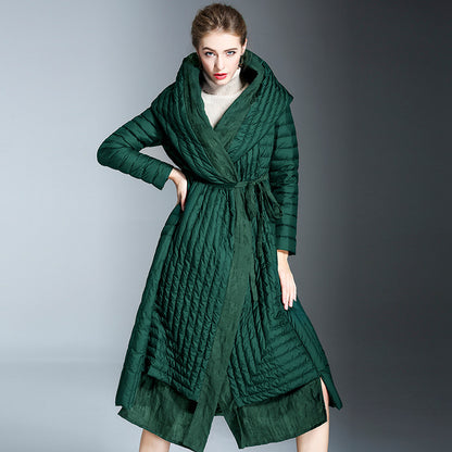Winter Warm Long Down Overcoats for Women