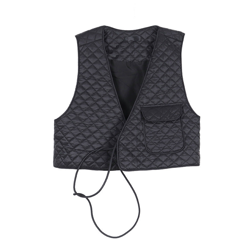 Winter Cotton Designed Vest for Women
