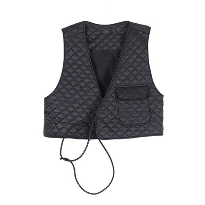Winter Cotton Designed Vest for Women