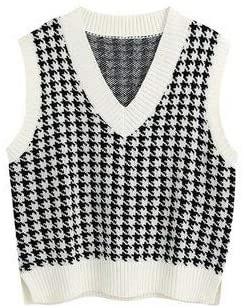 Fashion Sleeveless Women Knitting Vest