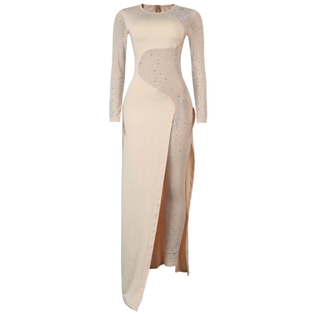 Sexy See Through Rhinestone Night Club Suits-STYLEGOING