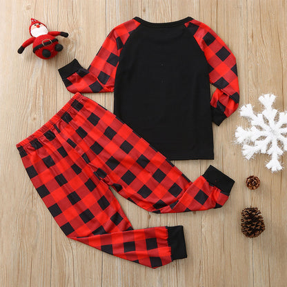 Merry Christmas Casual Parent-Child Pajamas