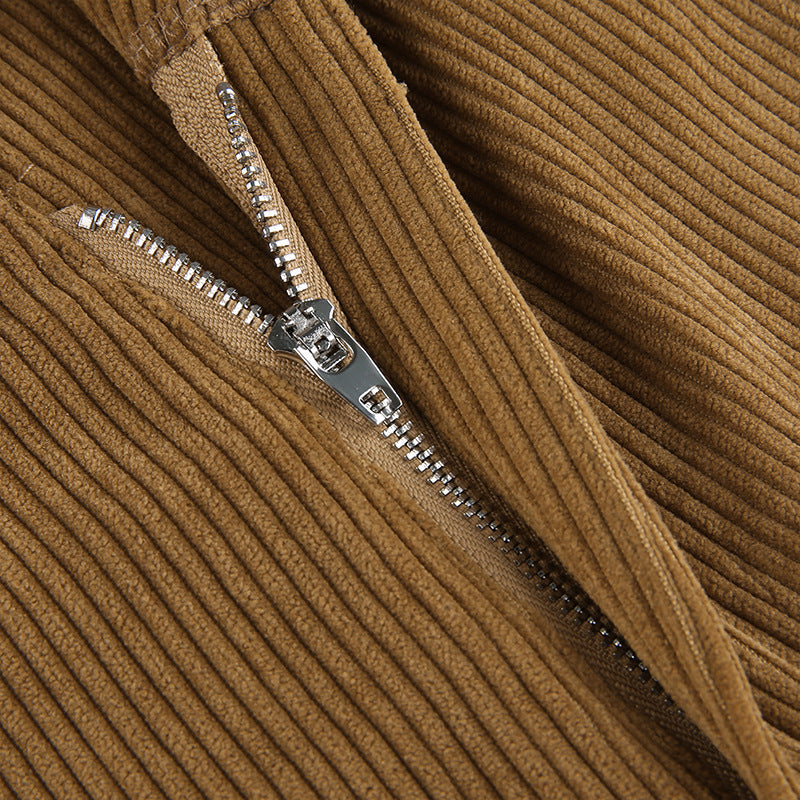 Casual Women's Corduroy Straight Pants