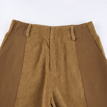Casual Women's Corduroy Straight Pants