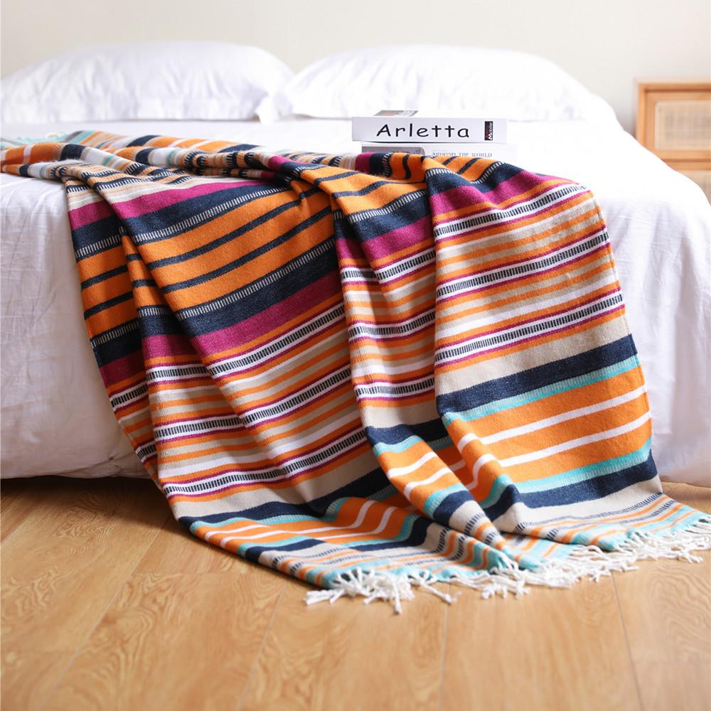 Summer Casual Rainbow Blanket--Free Shipping at meselling99