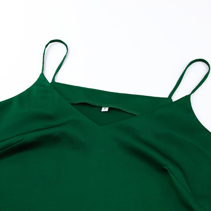 Sexy Satin Spahgetti Straps Women Dresses