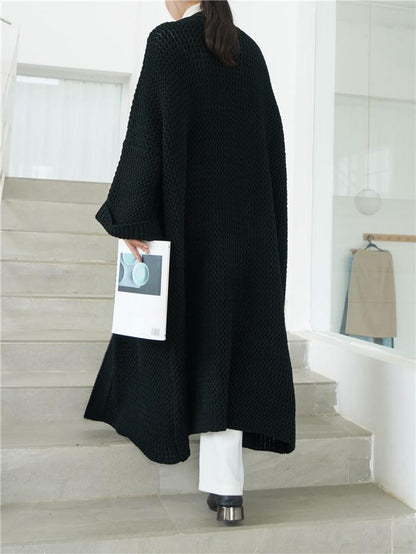 Plus Sizes Loose Knitting Women Overcoat-STYLEGOING